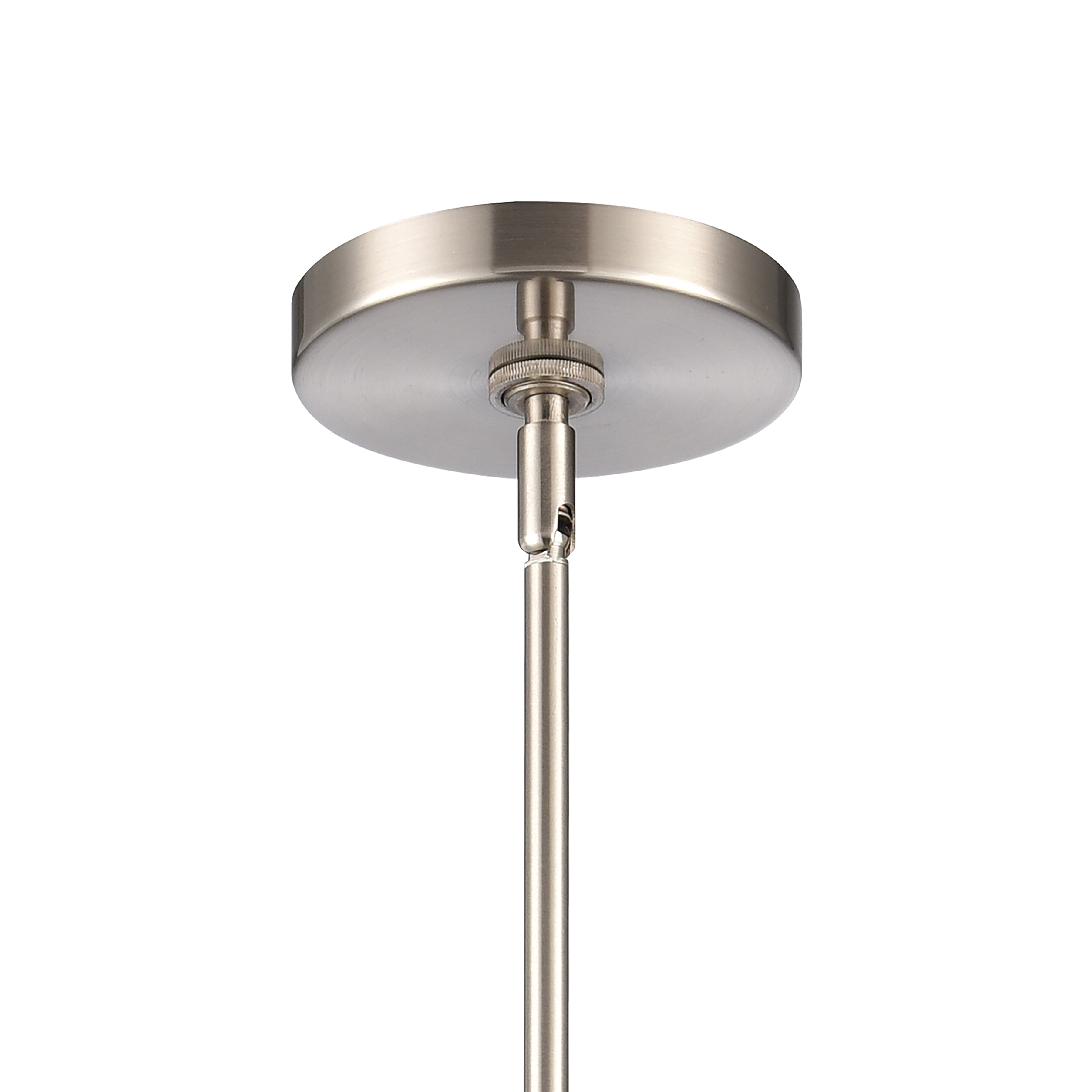 Elk Home 6-Inch Wide Ice Blocks Pendant, Contemporary, Satin Nickel