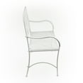 thumbnail image 5 of Alpine Corporation Daisy Metal Garden Bench, White, 5 of 14