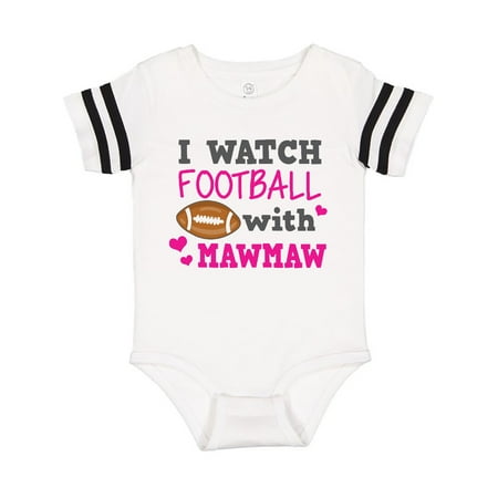 

Inktastic I Watch Football with My Mawmaw Gift Baby Girl Bodysuit