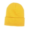 thumbnail image 2 of Sombrero de Punto de Invierno Gorro de Punto Cómodo Unisex Hombres Mujeres Amarillo, 2 of 7