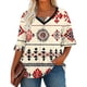 thumbnail image 1 of Camiseta Casual de Cuello Redondo de Manga Corta de las Mujeres, Poliéster Ligero para la Primavera Diaria Y el Uso de la Fiesta, 1 of 6
