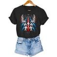 thumbnail image 7 of Independence Day POROPL Womens Tee Shirts,Cotton Womens Graphic T Shirts Crewneck Short Sleeve Shirt, 7 of 7