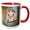 Red/White, variant on 3drose, Usa, California, Pasadena, City Hall, 11oz Magic Transforming Mug
