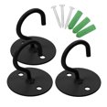 thumbnail image 1 of unbranded 1Jgo Gancho De Negro Para Plantas Con Tornillos Para Interior Y Exterior Resistente Y, 1 of 7