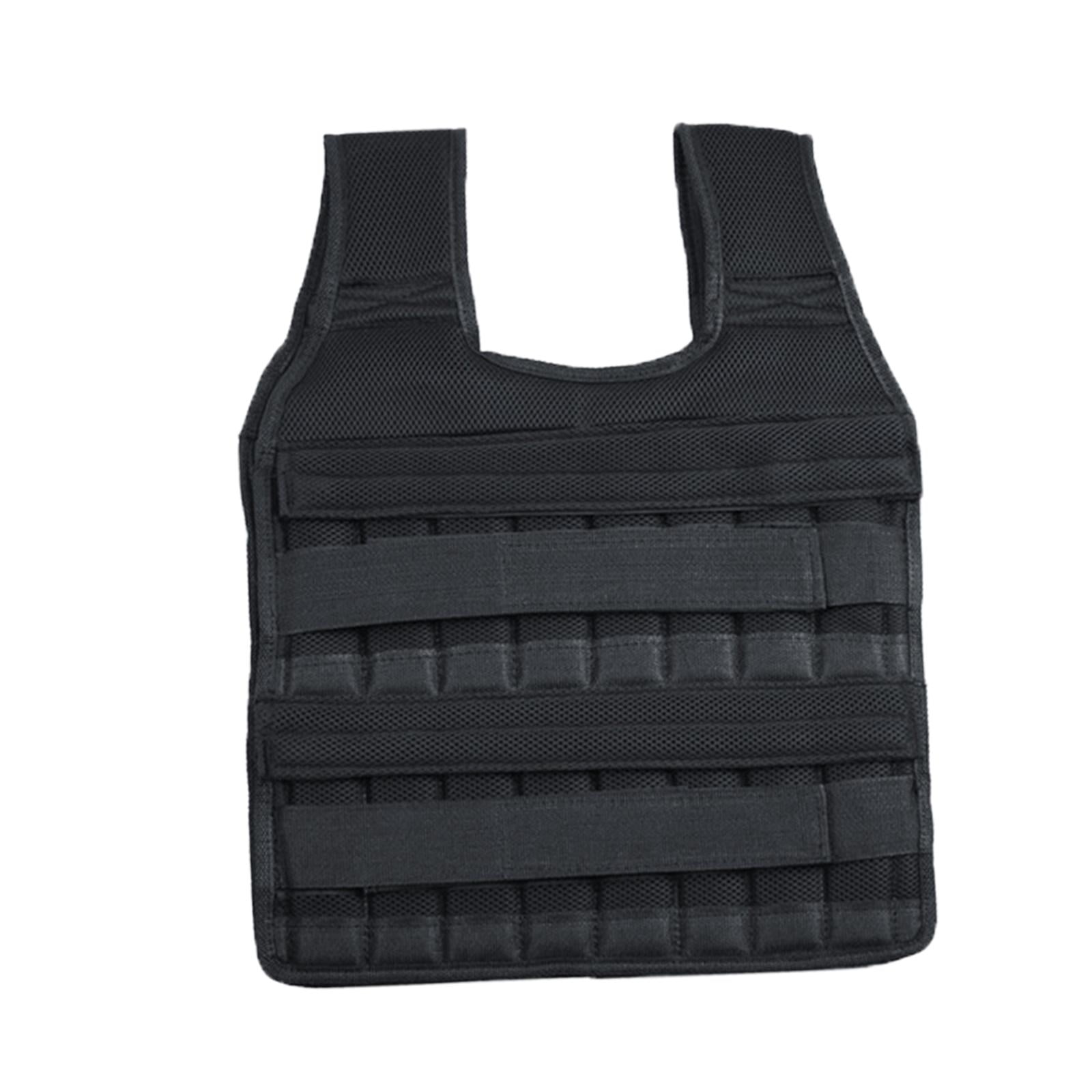 LIU Gilet De Poids Veste De Musculation Avec Gilet Lesté D'Exercice Avec Boucle Réglable Pour L