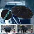 thumbnail image 4 of Unique Bargains Portable Windproof Folding Inverted Umbrella Light Gray, 4 of 6
