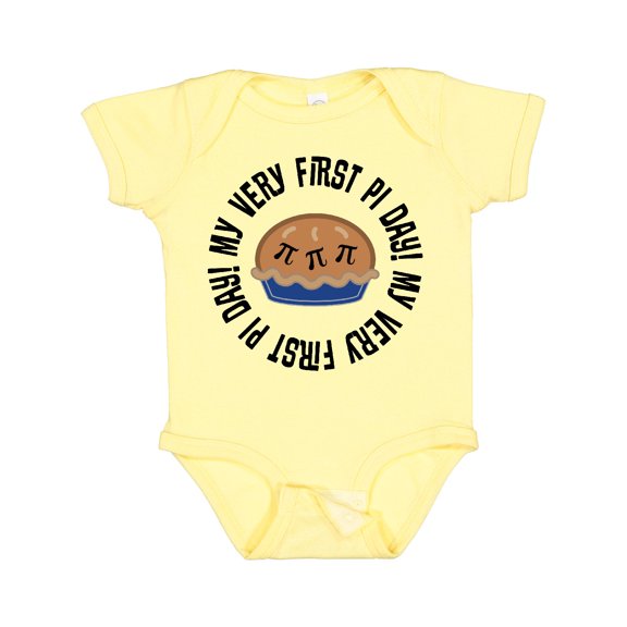 Inktastic First Pi Day Baby Math Boys or Girls Baby Bodysuit