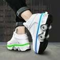 thumbnail image 6 of Roller Skate Shoes for Men and Women, Row Deform Wheel Roller Skates with LED Lights, Sneakers with Wheels for Girls Boys, 6 of 7