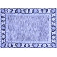 thumbnail image 1 of Ahgly Company Indoor Rectangle Abstract Blue Modern Area Rugs, 7' x 9', 1 of 4