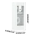 thumbnail image 5 of siubich Portable Air Conditioners, Summer Mini Spray Cooling Fan Desktop Air Conditioner Fan, Desk Night Light Fan, USB & Battery Powered, 3 Speed Misting Air Conditioner for Home Office (2400mAh), 5 of 7
