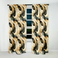 thumbnail image 3 of Designart "Abstract Enigma" Abstract Blackout Curtain Panels, 3 of 4
