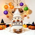 thumbnail image 5 of Dog Halloween Sweater for Small Dogs Knit Pet Outfit, Cozy Knit, Soft Dog Costume, Turtleneck Warmth, Leash Hole for Walks, Halloween Photos, Skin-Friendly, 5 of 9