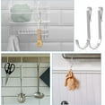 thumbnail image 5 of 20 Pcs J Shaped Hook, Snap-On Hooks, NOGIS Stainless Steel Clip-on Hook, Hanging Sink Grid Hook, Heavy Duty Wire Rack Hook for Kitchen, Bedroom, Office (Silver), 5 of 7