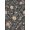 Gray, Pattern 12, variant on ODIKA 4'x6' Earthy Tones Floral Boho Pattern Washable Area Rug Retro 70s Inspired Hippie Spring Design Non-Slip, Chair-Friendly, Flatwoven for Home Office, Under Desk