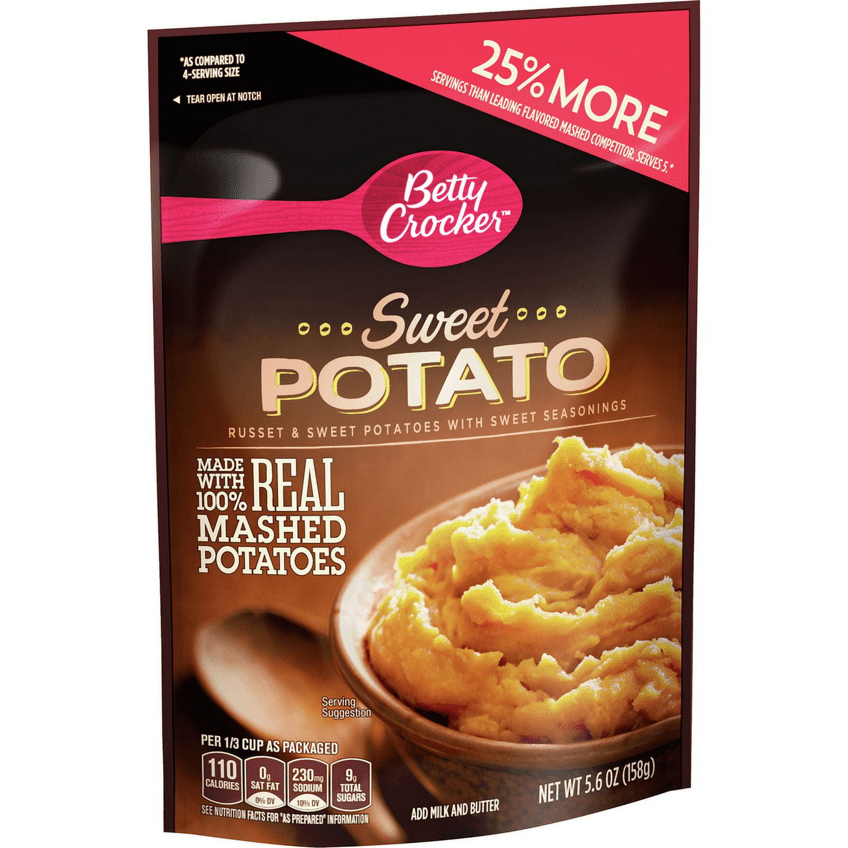 Betty Crocker Homestyle Sweet Potato Potatoes, 5.6 oz