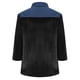 thumbnail image 4 of Camisetas de Manga Larga de Negocios Casual para las Mujeres Slim-Fitting Gold Velvet Denim Patchwork Pullover, Camisetas de Manga Larga de las Señoras para el Trabajo Diario de la Oficina, 4 of 7