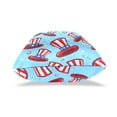 thumbnail image 4 of Hat with Flag Pattern Stars July 4th Throw Pillow Covers Pillowcases 20 x 20 Inch Home Decor 2 Packs for Bedroom Sofa, 4 of 6