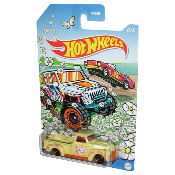 Hot Wheels Yellow '52 Chevy (2021) Mattel Spring Series Toy Truck 5/5