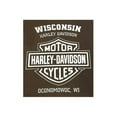 thumbnail image 2 of Harley-Davidson Men's Leather Willie G Skull Short Sleeve T-Shirt, Brown (3XL), Harley Davidson, 2 of 2