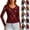 #01 Wine, variant on Women's Mesh Top Floral Long Sleeve See Through Shirt Lace Sheer Blouses, Black XXL