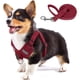 thumbnail image 1 of Arnés para perros de tela de gamuza suave al tacto, chaleco para mascotas, arnés reflectante ajustable que no tira para cachorros, perros pequeños y medianos, 1 of 8