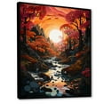 thumbnail image 2 of Designart "The Beauty Of Serene Lake Sunrises" Landscape Lake River Floater Framed Wall Decor, 2 of 5