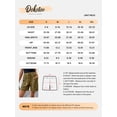 thumbnail image 5 of DOKOTOO Shorts for Woman Drawstring Rolled Up Shorts Summer Elastic Waist Casual Lightweight Shorts Green L US12-14, 5 of 11