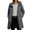 Dark Gray, variant on Women's Rain Jacket Full Zip Hooded Waterproof Windbreaker Outdoor Hiking Mid Length Coat with Pockets