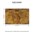 thumbnail image 3 of Rocae Vintage Map Printed Heat Resistant Place Mats,Classic Hemstitch Cloth Fabric Placemats Imitation Linen Place Mat Table Mats 18x12 inch, 3 of 9