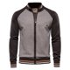 thumbnail image 1 of Cárdigan empalmado para hombre, ropa de calle informal, suéter de algodón de alta calidad, cárdigans de moda de invierno para hombre, 1 of 5