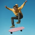thumbnail image 6 of 44" x 10" PVC Anti-Slip Pad Skateboard Anti-Slip Pad with High-Density Sand Grain Surface Pink Flores, 6 of 8