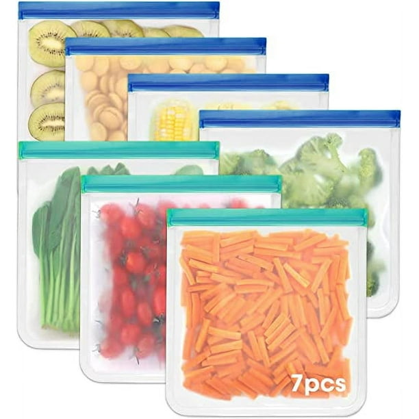 Reusable Freezer Bag, Reusable Ziplock Bags Prevent Leaks For Fruits
