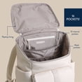 thumbnail image 4 of Itzy Ritzy Belong Bucket Backpack™ Cream, 4 of 11