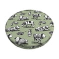 thumbnail image 1 of Disketp Farm Cows Funda Redonda para Taburete, Funda de Cojín para Silla de Bar Suave y Elástica-14 inch, 1 of 7