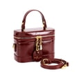 thumbnail image 2 of LAVA Small Box Crossbody Purse For Women, Designer PU Leather Mini Top Handle Tote Bag Shoulder Pouch, Satchel Flap Handbag for Ladies, 2 of 12