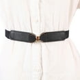 thumbnail image 5 of Thin Stretch Waist Belt Women Fashion Accessory Decorative Clasp Waist Sash for Outfits Dresses Winter Wear, 5 of 9