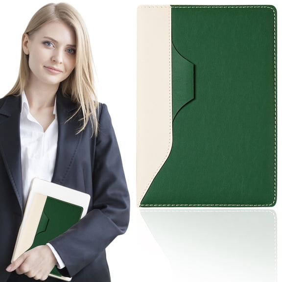 A5 Lined Notebook - Classic Hardcover Journal - Premium Writing Notebook for Notes and Journaling - Green