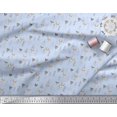 thumbnail image 2 of Soimoi Poly Georgette Fabric Artistic Tree,Reindeer & Fox Face Kids Print Fabric by Yard 52 Inch Wide, 2 of 3