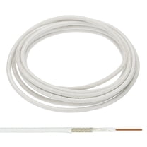 Uxcell 9.8Ft 13AWG Mica Glass Fiber Solid Electric Wire, White