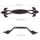 thumbnail image 2 of Carbon Steel Durable Door Pull Handle, Strong Barn Door Handle, For Gates Black Doors 10.94x2.76x1.3in, 2 of 8