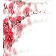 thumbnail image 3 of Ambesonne Japanese Duvet Cover Set, Cherry Blossoms Misty, Queen, Hot Pink White, 3 of 3
