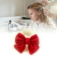 thumbnail image 6 of Item Type: Plush Bow Hair Clip Product Material: Plastic, Resin, Plush&nbsp;, 6 of 7