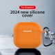 thumbnail image 3 of Caja Piel Protectora Inalámbrica BT Case Cubierta Silicona Suave A Prueba Choque Con Carabinores para 4 (2024) Accesorios Los, 3 of 9