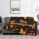 thumbnail image 2 of Fotbe Happy Thanksgiving 1 Manta de Franela con Estampado, Manta Ultrasuave para Cama, Sofá, Auto, Hipoalergénica y Antibolitas-60"x50", 2 of 6