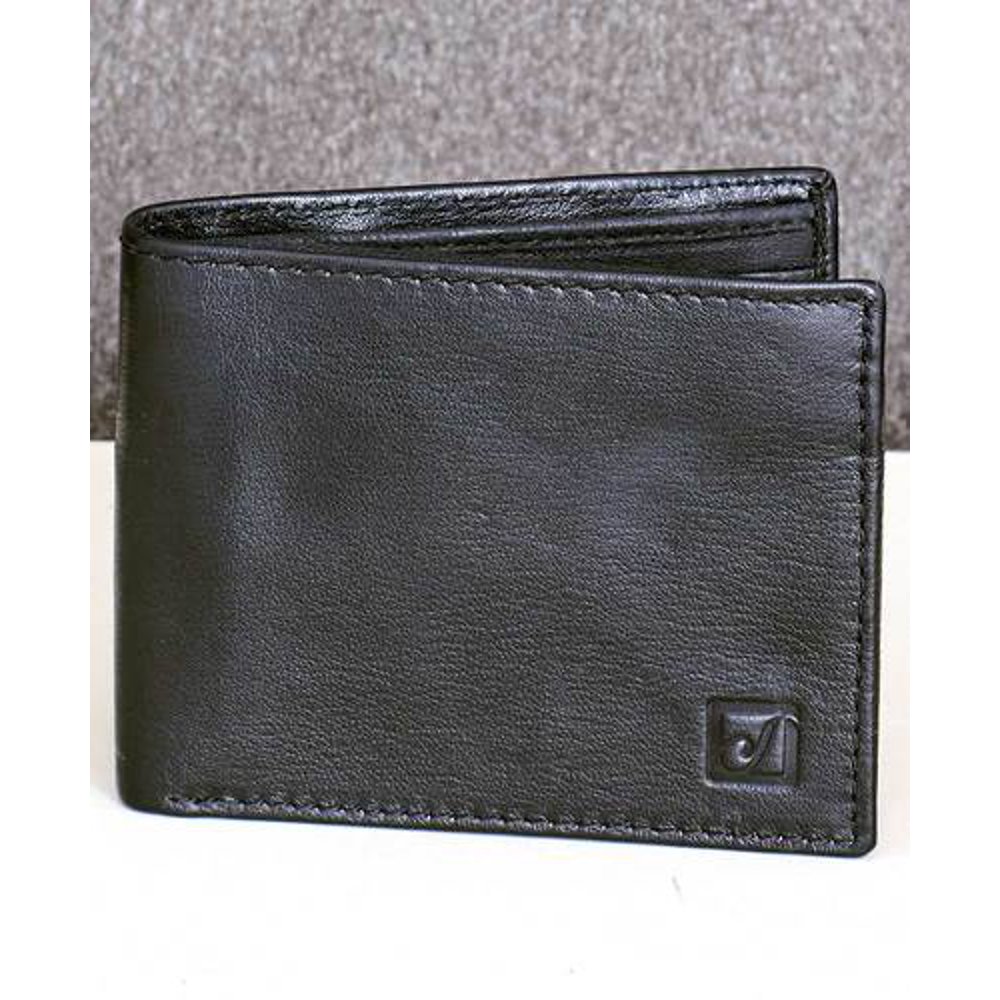 Bigbolo Stone Mountain Men's RFID Leather WalletsBifoldBlack