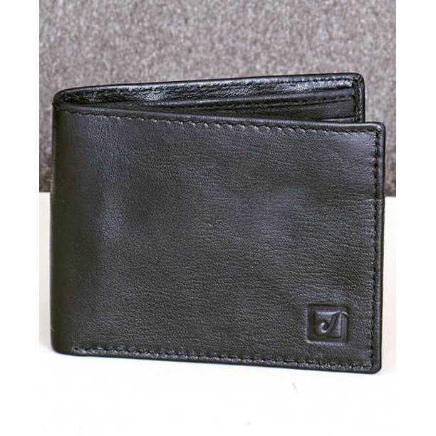Bigbolo Stone Mountain Men's RFID Leather WalletsBifoldBlack