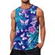 thumbnail image 1 of Summer Men's Solid Color Printed Sweat-absorbing Breathable Shoulder Expanding Sleeveless VestM, 1 of 5