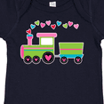 thumbnail image 4 of Inktastic Valentine Heart Train Boys or Girls Baby Bodysuit, 4 of 5