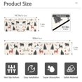 thumbnail image 3 of Yayeee Faucet Mat for Kitchen Sink 30" Diatomite Long Splash Guard Pad, Christmas Plaid Deer, 3 of 7
