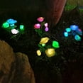 thumbnail image 3 of KMSS Solar Garden Lights Outdoor Waterproof Solar Flowers Decorative Lights 5 Heads Rose Flowers Solar Yard Lights for Outside Patio Lawn Party Decor, 3 of 8
